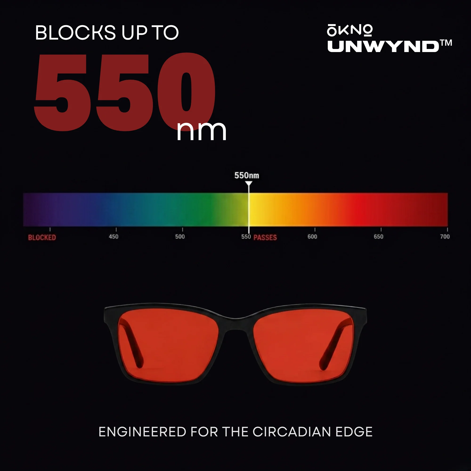 Tornado Black | Deep Sleep & Fatigue Relief Glasses - Image 3