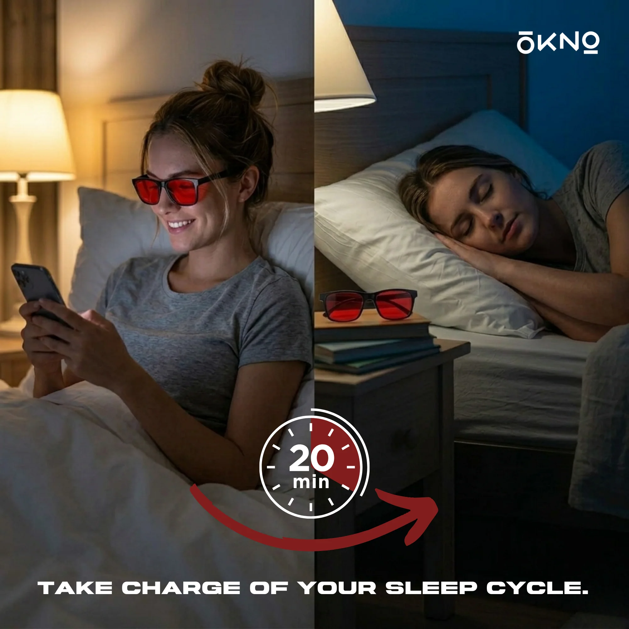 Tornado Black | Deep Sleep & Fatigue Relief Glasses - Image 6
